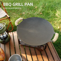 Outdoor camping barbecue dish Korean barbecue dish gas induction cooker with frying pan baking dish barbecue supplies Xingsen with the same style