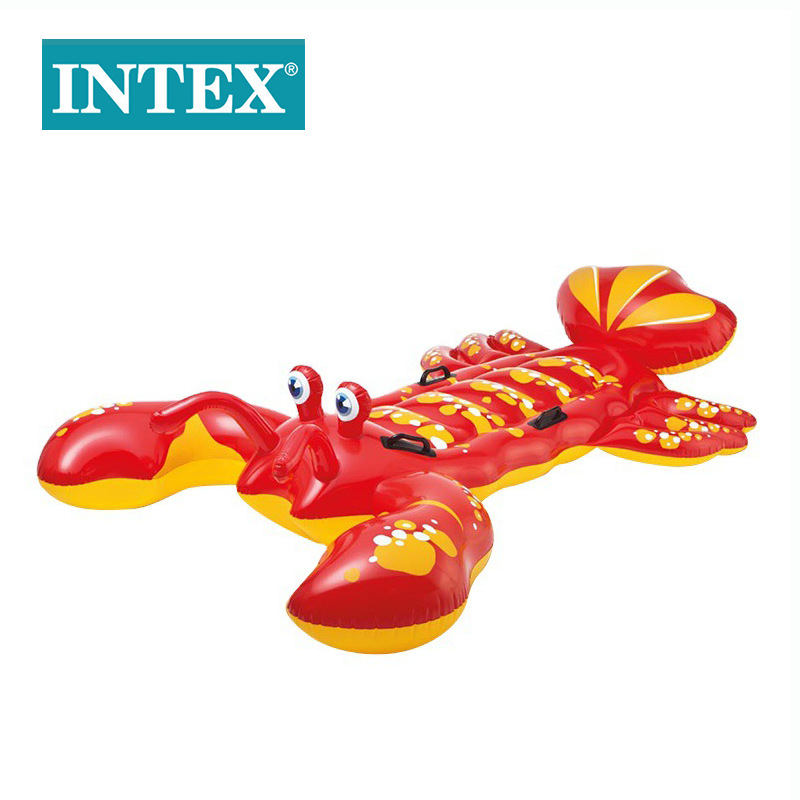 INTEX57528 Large lobster mount, children's inflatable float, swimming pool, entertainment float bed, water toy Application Scenario