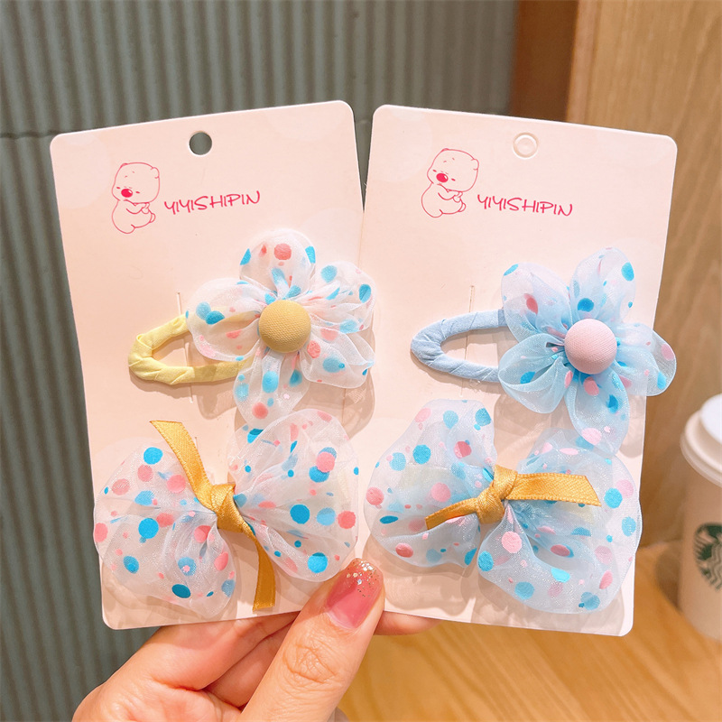 Children's Hairpin Mesh Bow Hairpin For Girls Side Bangs Clip Bb Clip For Princess Girls Cute Hairpin Headpiece Application Scenario