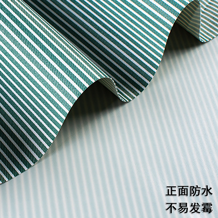 Manufacturers directly supply cash color stripe foam cloth bottom 0.5MM leather PVC foam leather suitcase glove leather Item Picture