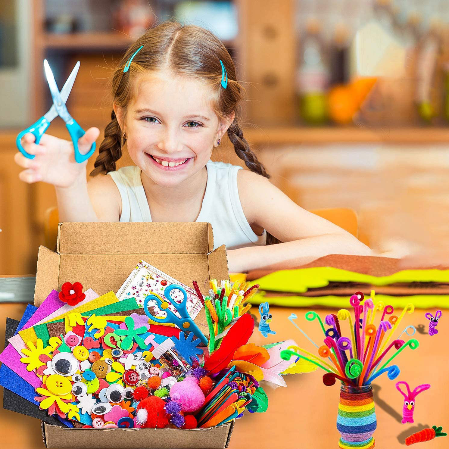 Early education toys, children's handmade educational toys, material packs, creative DIY toy sets, handmade toys details Picture