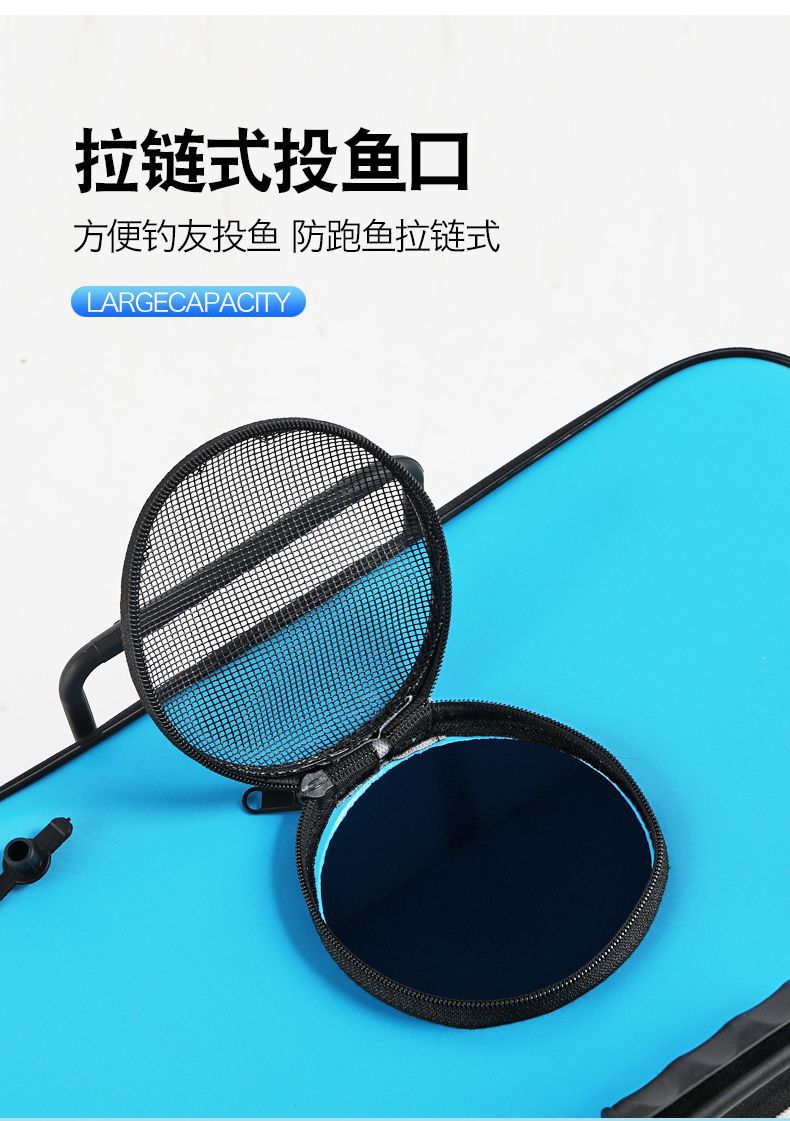 Wholesale fishing gear, fishing buckets, live fish buckets, EVA multi-purpose, foldable outdoor car wash buckets, fish keeping buckets pic 9