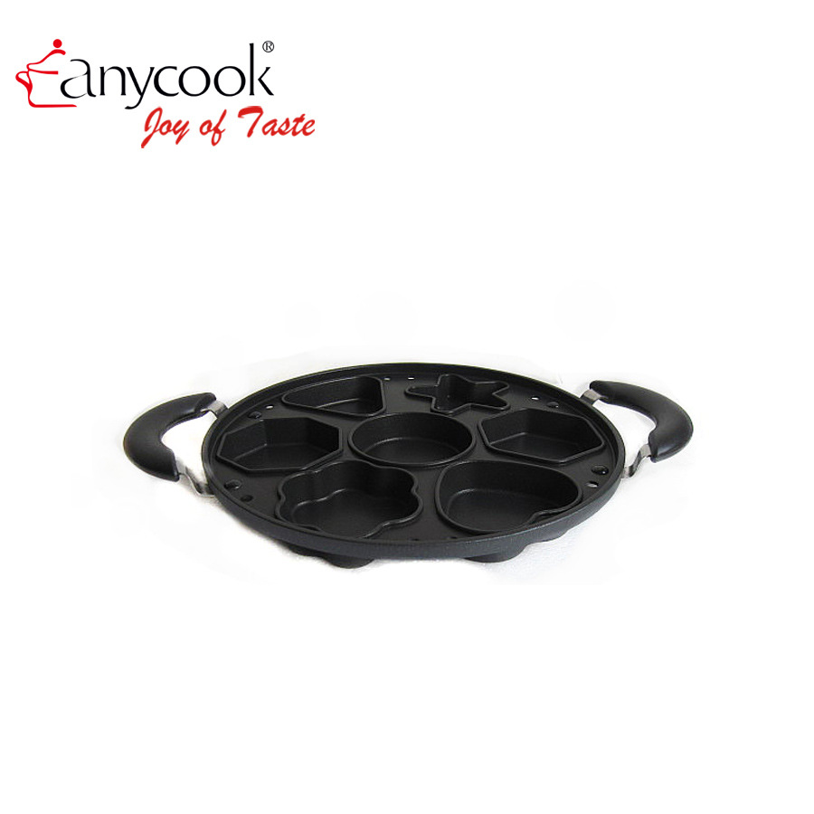 Anycook铸铝不粘煎锅 蛋糕盘模 硅胶模具 小丸子烤盘 烘焙用具详情图4