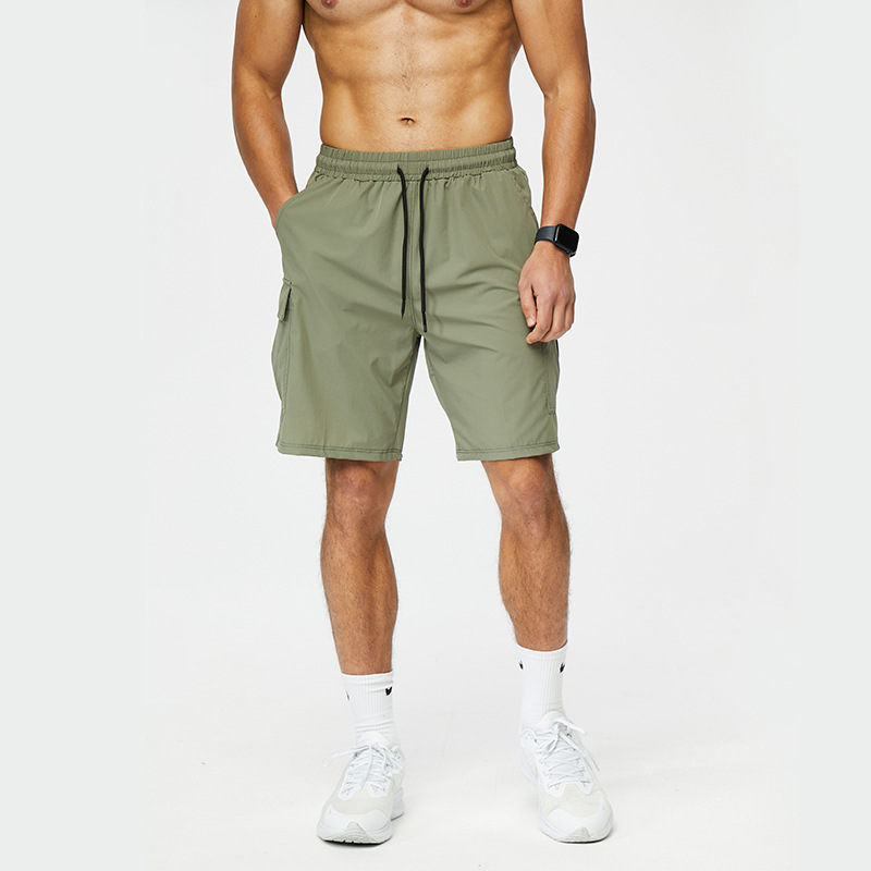 men's trendy workwear pants five-point sports shorts Specification drawing