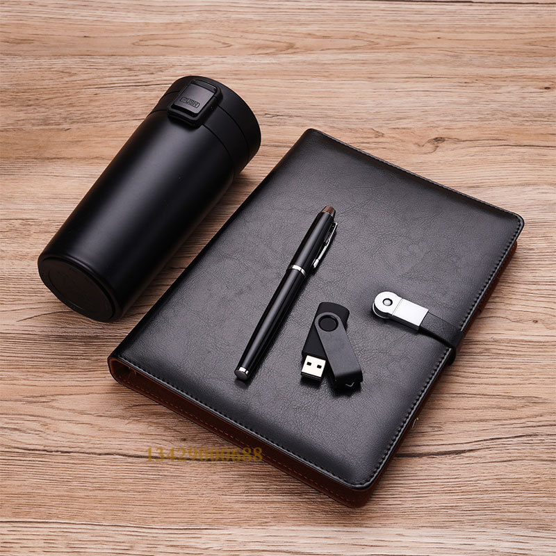 Notebook set, real estate school, company annual meeting, business gift, coffee cup gift set, customized LOGO Specification image