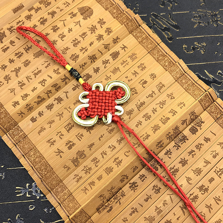 中国结8盘富贵结厂家批发精品珍藏版蝴蝶结流苏挂件金边精品挂件