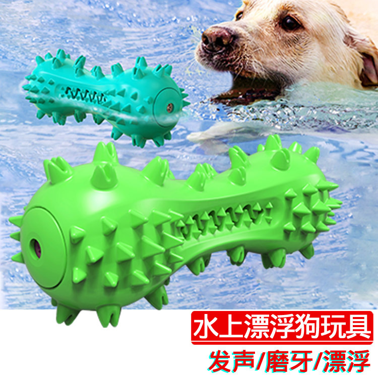 Amazon, a pet supplies manufacturer, offers floating dog teething sticks, sound-making dog toys, and pet toothbrushes Specification image