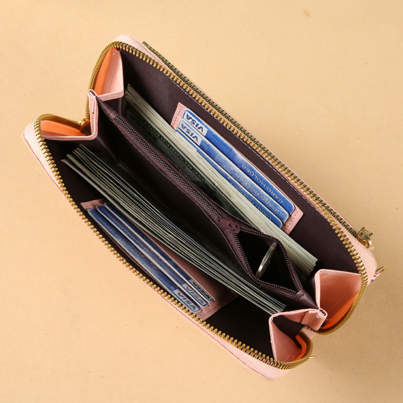 2022 Touch screen mobile phone bag for women, cross-body anti-theft multi-functional single-shoulder transparent mini wallet, mobile phone bag Application Scenario