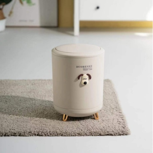 Household living room foot-operated trash can with lid, large-capacity, kitchen and bathroom household, high appearance level foot-operated flip lid bucket Specification image