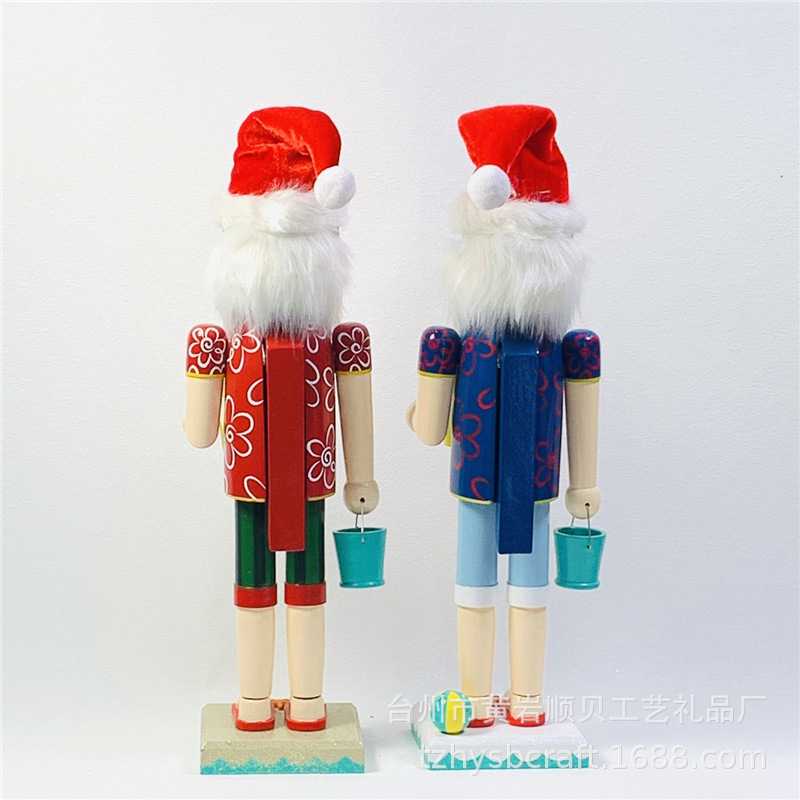 Shun Bei Sb58514 New 38Cm Crafts Santa Claus Nutcracker Puppet Soldier Tabletop Decoration Specification drawing