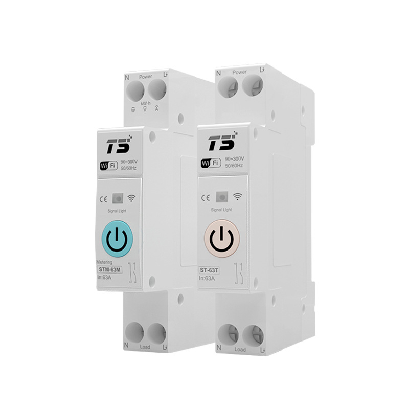 Tuya smart switch, wireless WIFI, mobile phone remote control, home circuit breaker, power monitoring, timed on-off device Item Picture