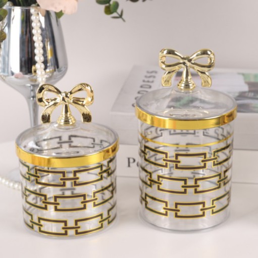 储物罐/保鲜盒/密封罐/玻璃茶叶罐/陶瓷茶叶罐动物细节图