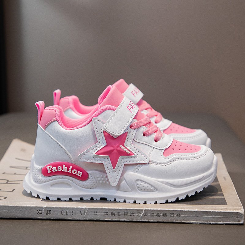 Children's shoes, sports shoes, leather shoes, new spring and autumn 2024 children's soft-soled running shoes, big kids, girls, dad shoes Application Scenario