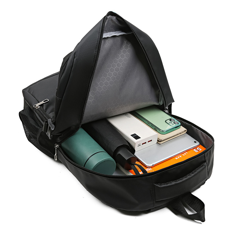 Cross-border backpacks, high school and junior high school schoolbags, water-resistant travel bags, large-capacity business computer backpacks for leisure travel Specification image