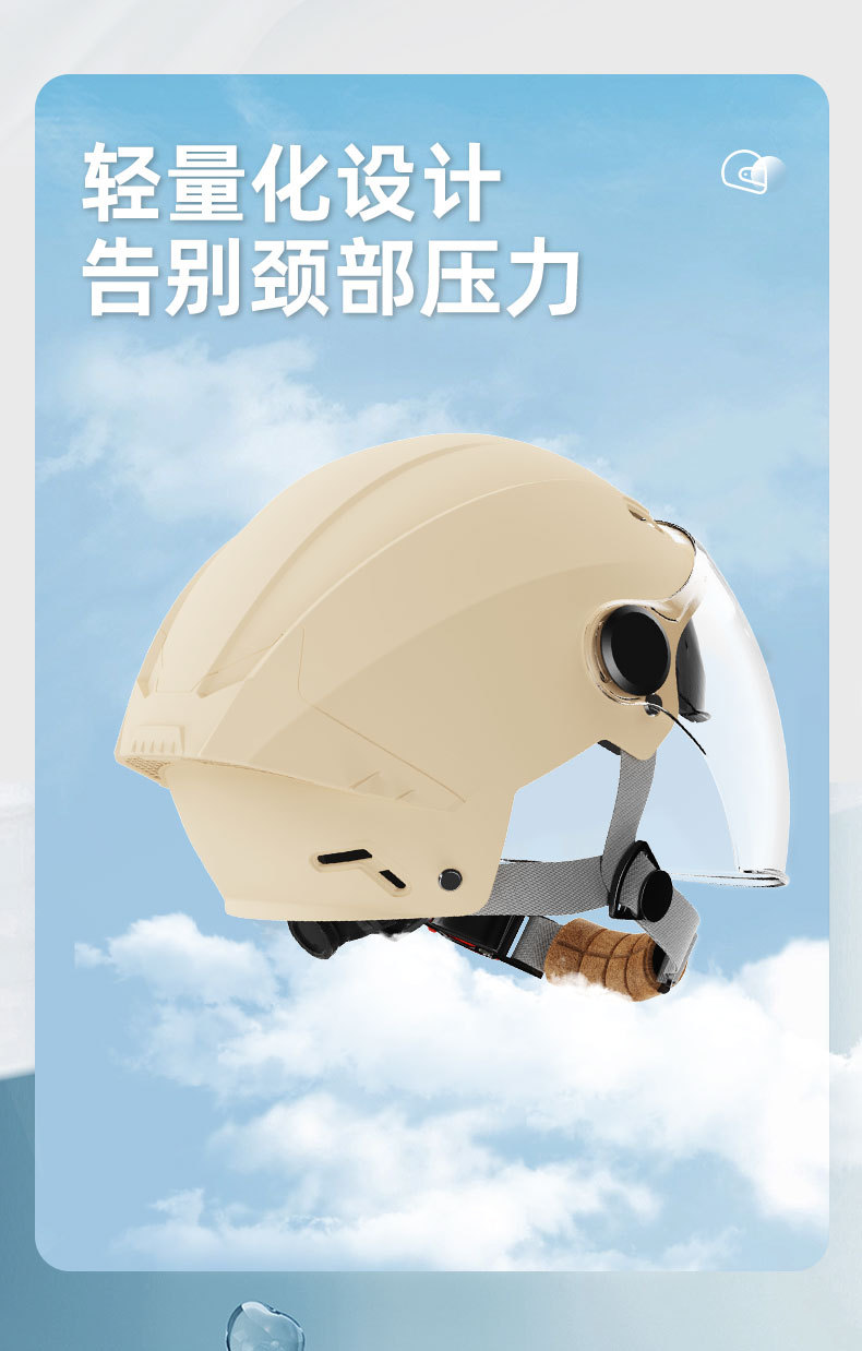 Source Factory 3c certified electric battery motorcycle helmet Sunblock helmet riding helmet men and women summer Application Scenario