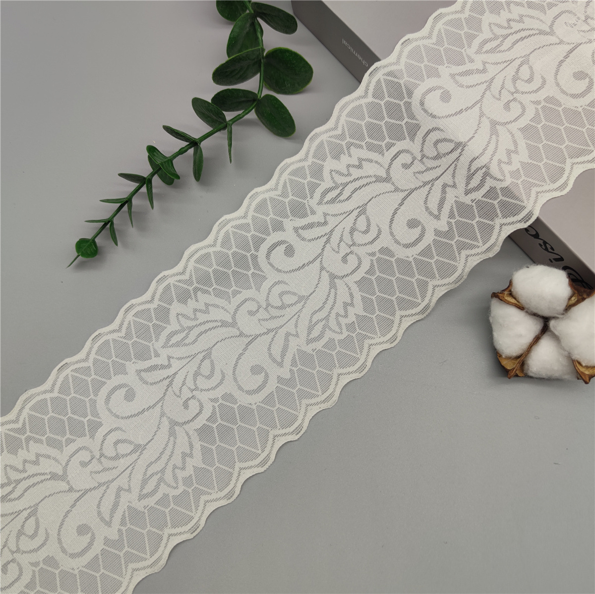 10cm lace elastic trim, skirt hem, children's wear, wedding dress, decorative hem, clothing trim, lace edge Application Scenario