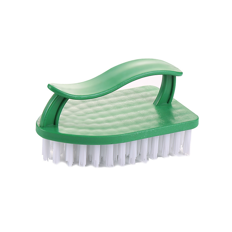 Household small tip stain remover, convenient for cleaning clothes and shoes, simple candy-colored cleaning, hand-held household laundry brush Item Picture