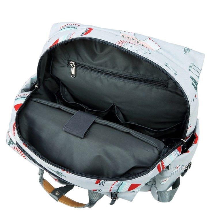 妈咪包/纯棉包/母婴用品/皮包女生/妈宝白底实物图