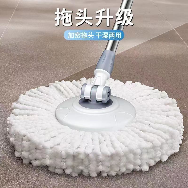 2024 New Automatic Rotary Hands-Free Mop Household Mop Clean Dual Drive Automatic Dry Mop Magic details Picture