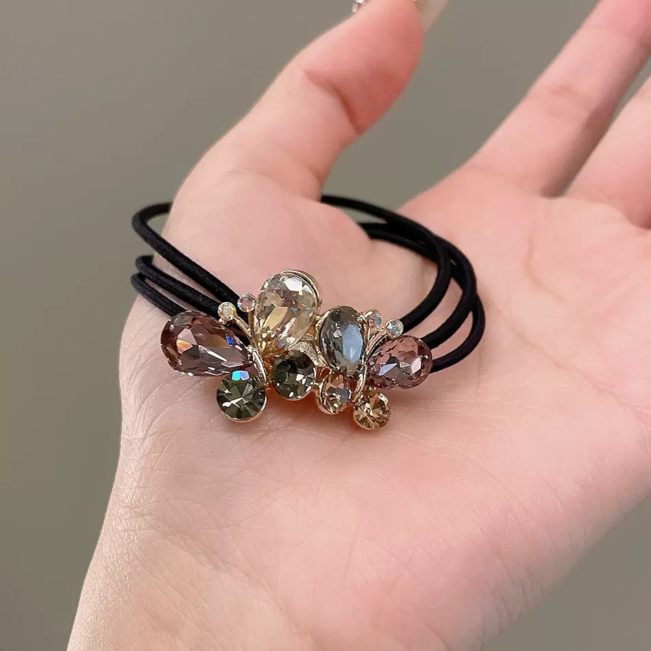 发圈/发夹/头绳/头绳女秋冬气质/发绳细节图