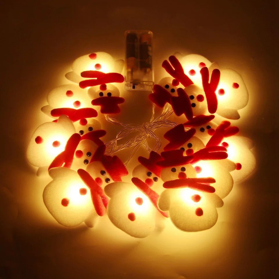Christmas Muppet light string Christmas decorative light string atmosphere LED Christmas festive decorative light creative small
