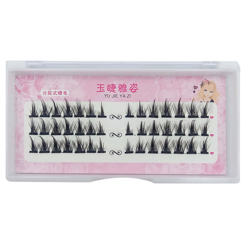 Light European And American Segmentation Little Devil False Eyelashes Naturally Simulate Self-Grafted Single Cluster Comic Big Eye Barbie Eyelashes Item Picture