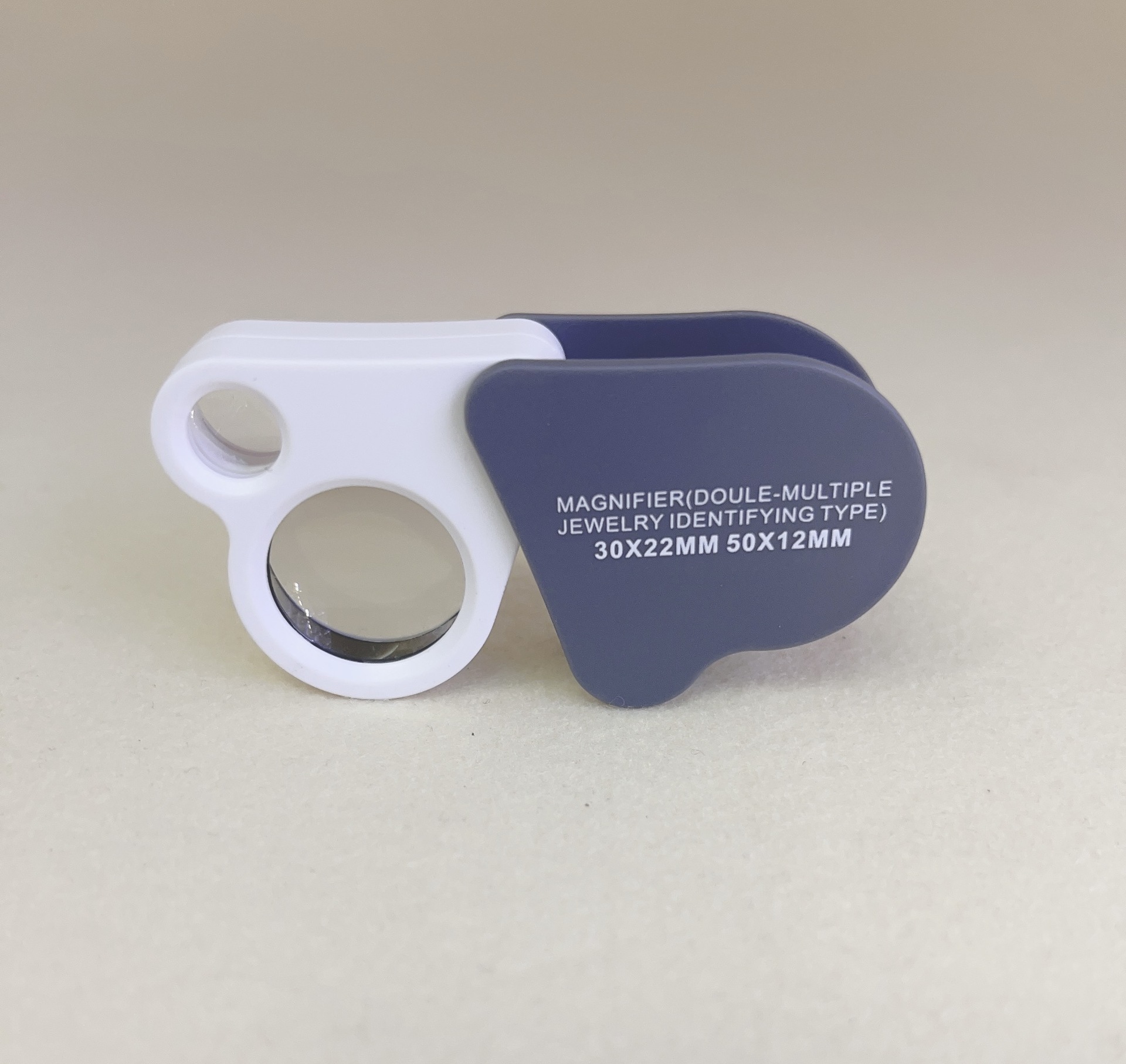 New jewelry mirror 30x 50x acrylic optical lens portable folding magnifying glass for stamp and antique appraisal Specification image