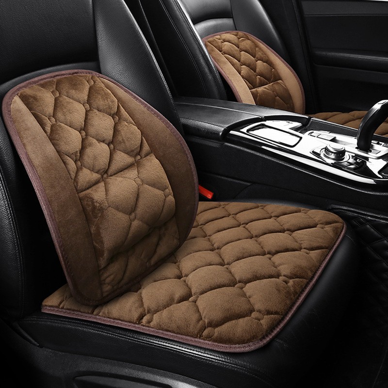Car Winter Cushion Car General Single-Piece Thickened Cushion Wool Cushion Car Waist Back New