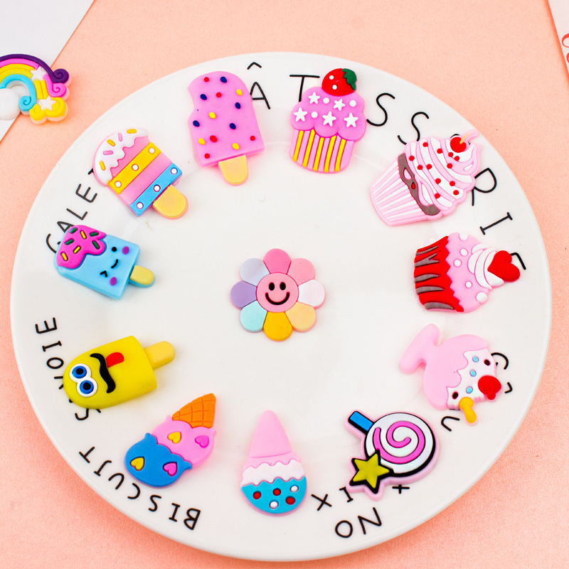 Cute Cartoon Pvc Soft Plastic Three-Dimensional Patch Mobile Phone Case Water Cup Refrigerator Decorative Paste Diy Accessories Wholesale details Picture