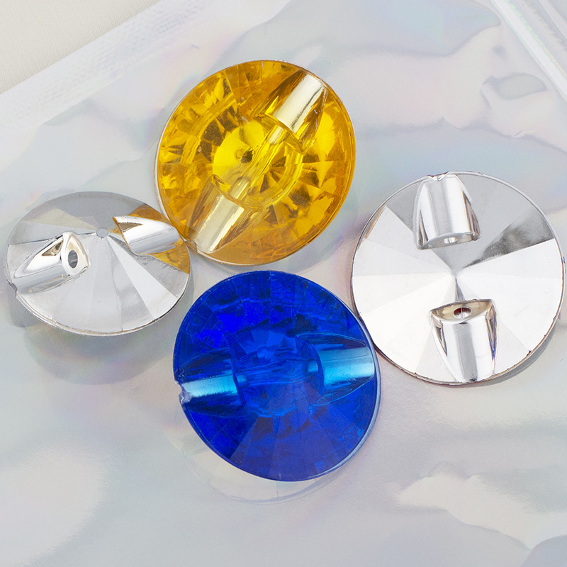 Pointed top buttons, acrylic water diamonds, crystal diamonds, satellite buttons, perforated buttons, home textiles, sofa, clothing, shoes, button accessories Specification image