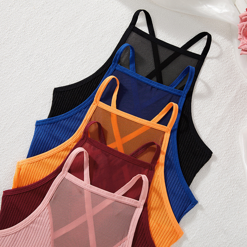 女人吊带黑色长衣/吊带女修身百搭/情趣内衣/背心冰丝/背心细节图