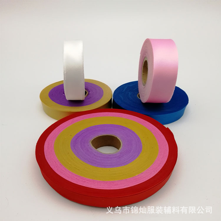 厂家供应服装/色丁布包边带/亮光包边绳缎产品图