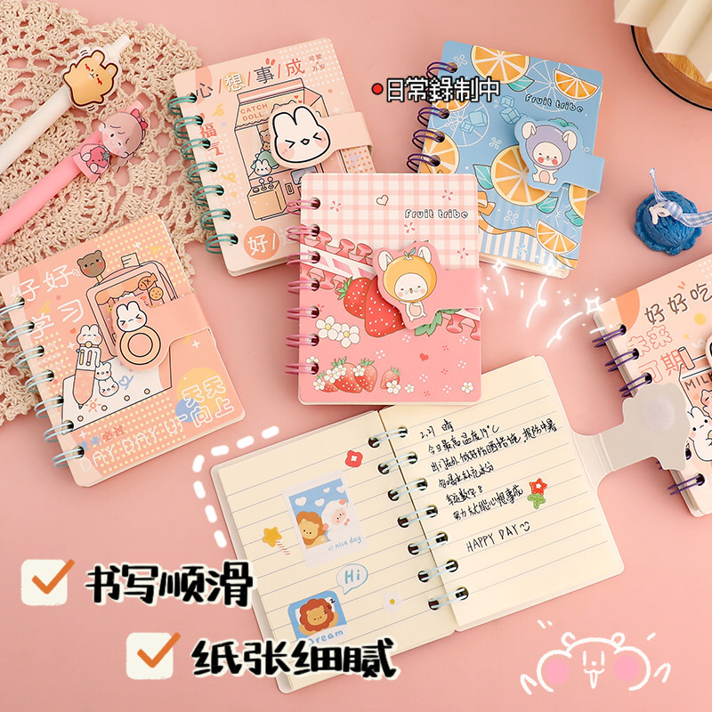 卡通磁扣迷你/小学生随身便/办公记事小本细节图