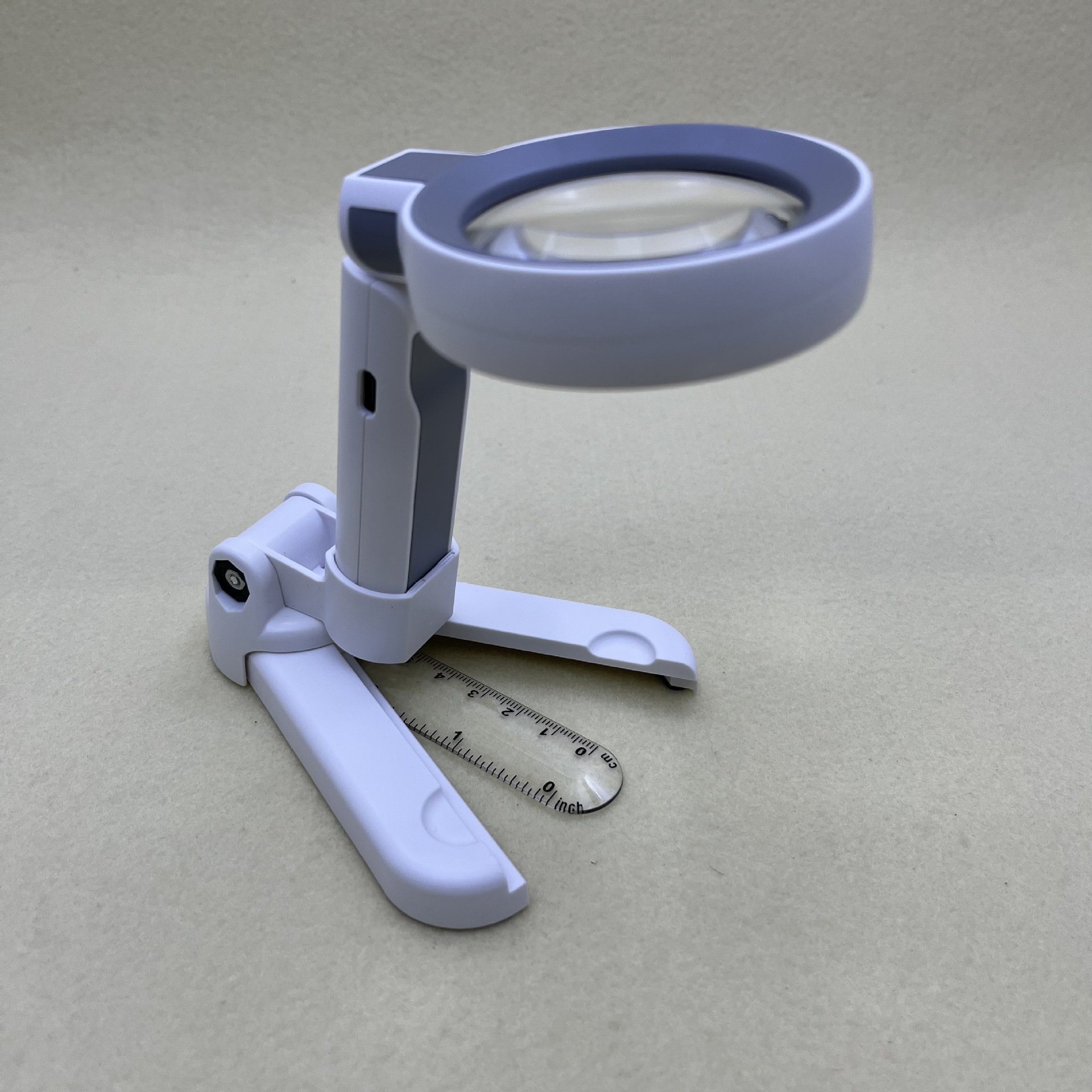 DH55SC Rechargeable touch three-position light adjustment switch 14LED desktop handheld multi-functional magnifying glass Specification image