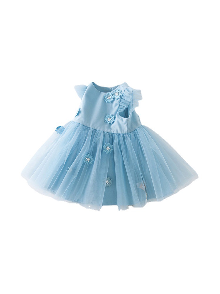 Foreign Trade Korean version 2021 Summer children's clothing new princess dress chiffon dress wholesale at the market cheap Item Picture