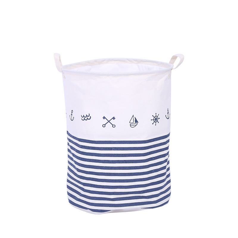 Cloth Drum Moisture-Proof And Dust-Proof Storage Bag Foldable Dirty Clothes Basket Bundle Mouth Dirty Clothes Basket Mouth Sundry Clothes Storage Item Picture