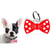 Pet collar pendant Cute bow Pet dog tag lettering anti-loss cat necklace jewelry pendant