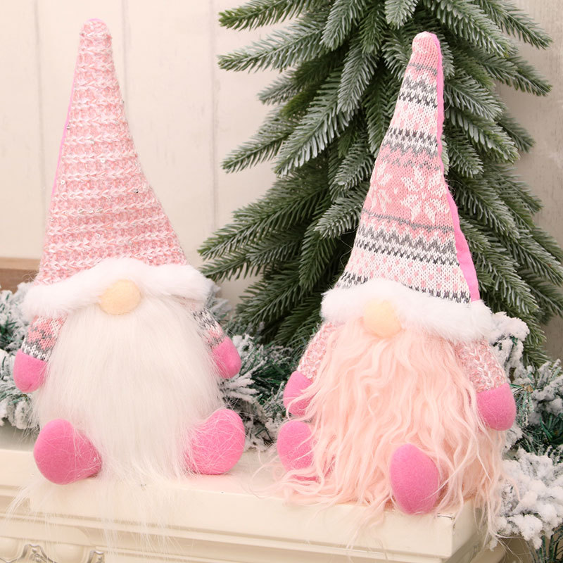 Cheung Chau Christmas New Sitting Posture Christmas Faceless Old Man Deep Forest Dwarf Doll Doll Christmas Gift
