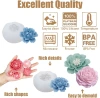 Qixin Peony Flower silicone mold DIY Cake decoration Resin Scented Candle Ornament Handmade soap Fondant mold details Picture