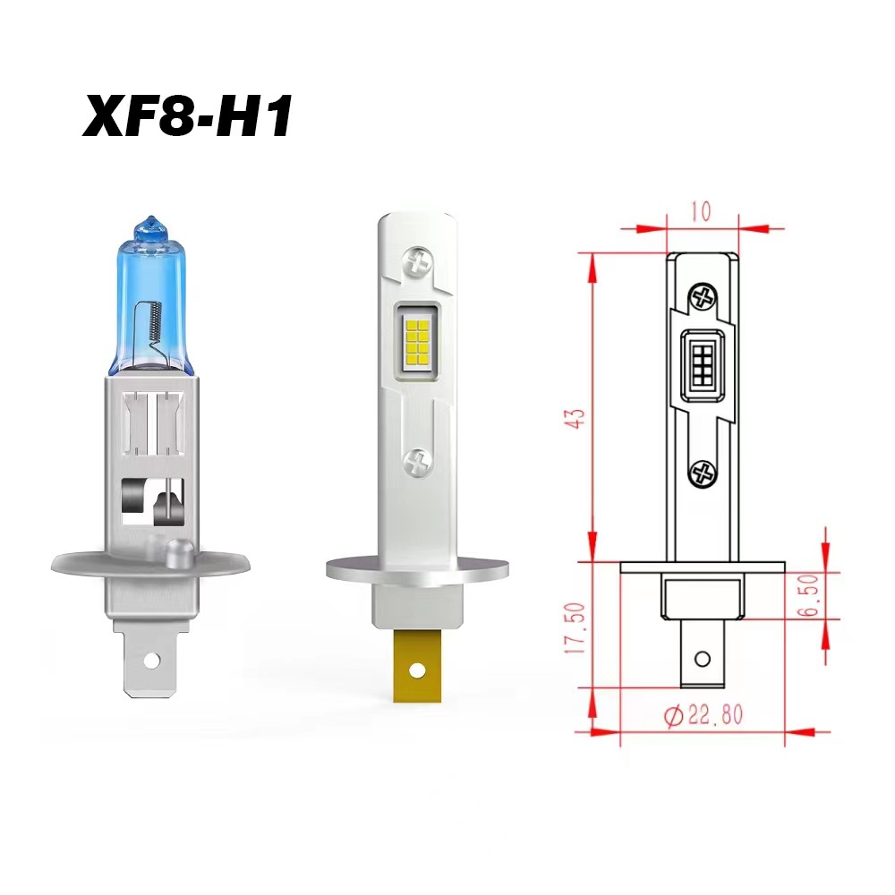 Processing Automotive Led Headlight Bulb 9005 High-Power Headlight Super Bright Focus 6500 Headlight Assembly Specification drawing