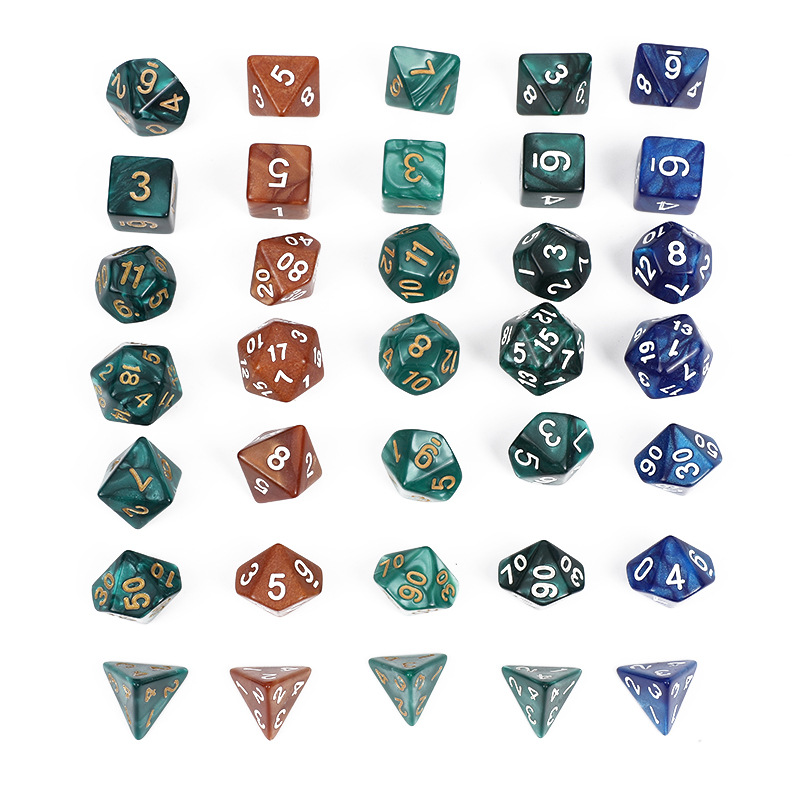 骰子/亚克力骰子/亚克力黑色骰子/黑色骰子/发光骰子产品图