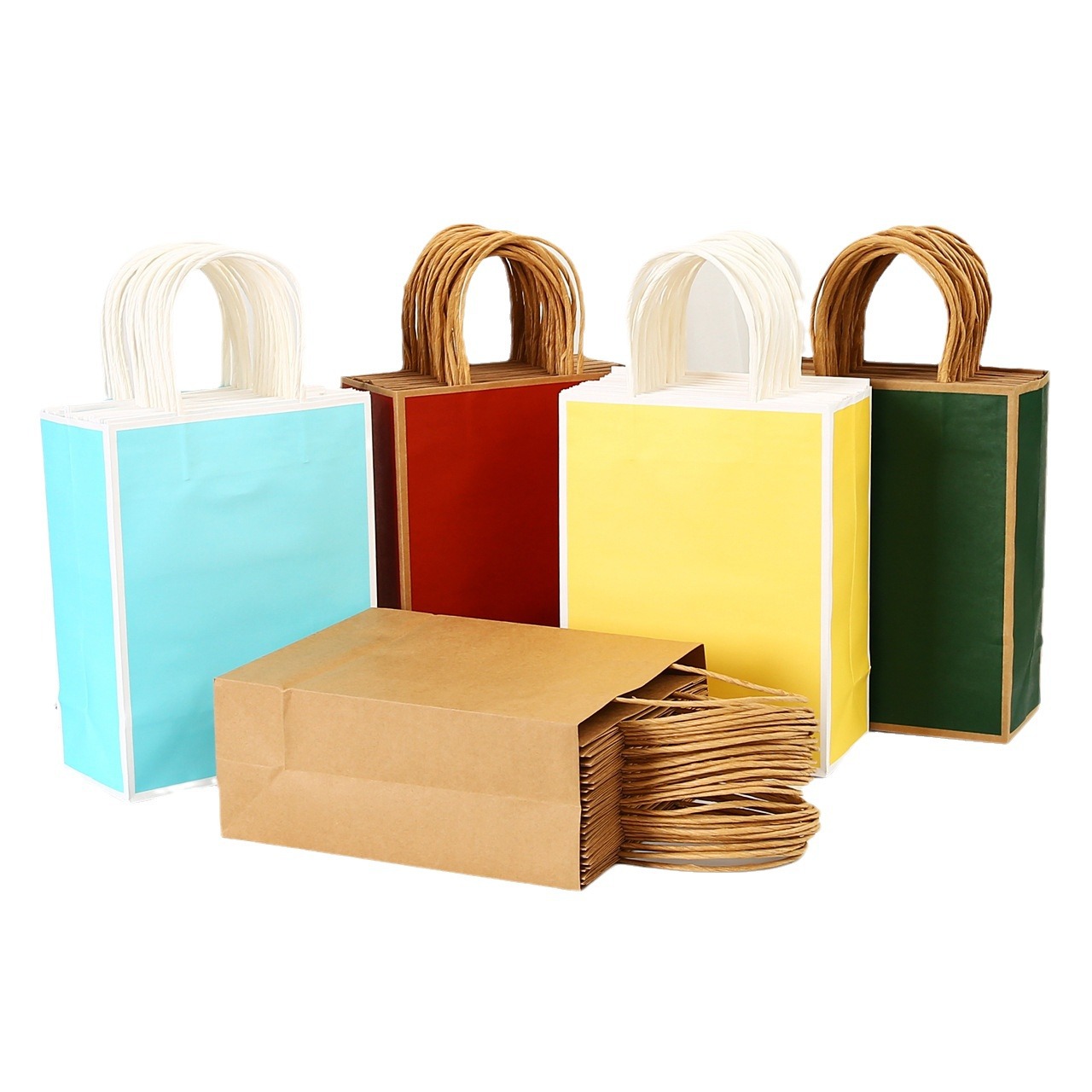 Clothing store handbags, gift bags, kraft paper handbags, Christmas gift bags, gift packaging bags, customized high-end feel Item Picture