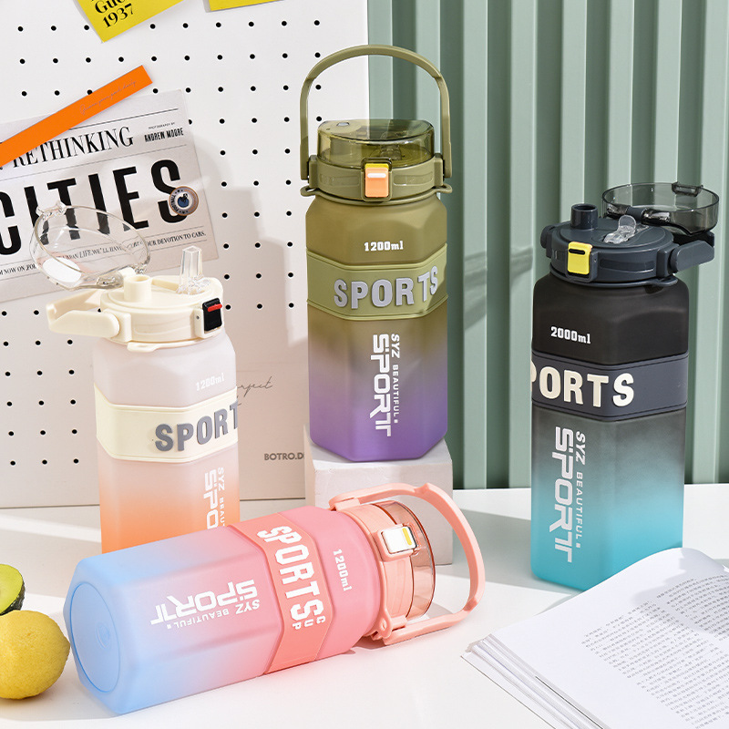Portable summer sports water cups for students