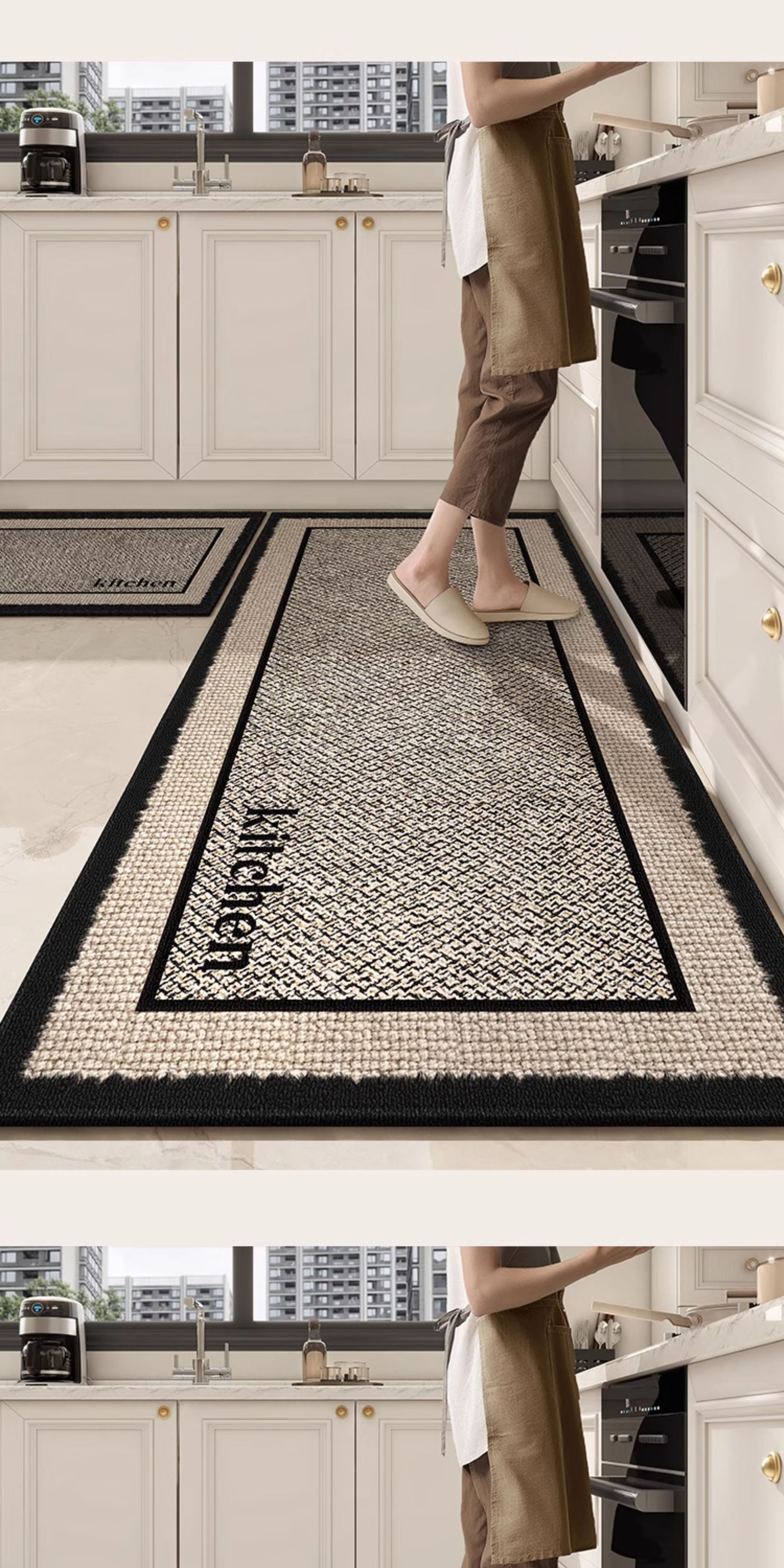 厨房地垫防油防水防滑垫家用2025新款转角l形长条大面积高级脚垫详情9