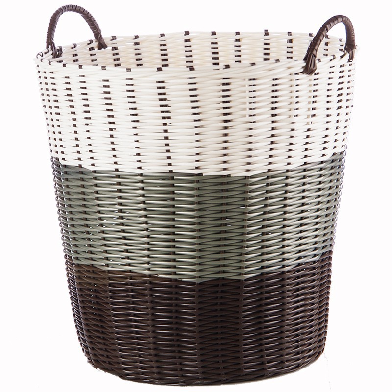 Manufacturers wholesale hand-woven household dirty clothes basket multi-functional toy storage basket large capacity dirty clothes storage basket Item Picture