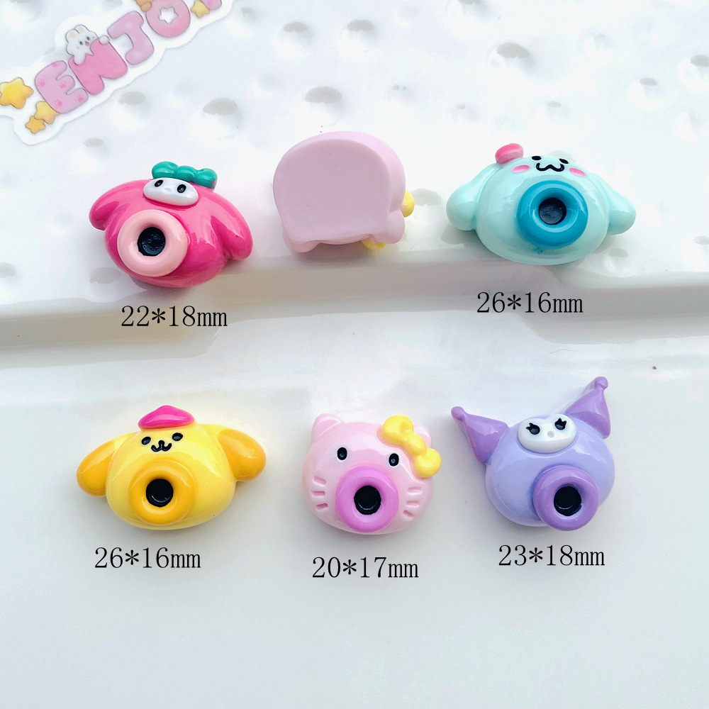 树脂饰品配件批发diy配件手工材料鞋扣帽子奶油胶贴片帽子狗详情57