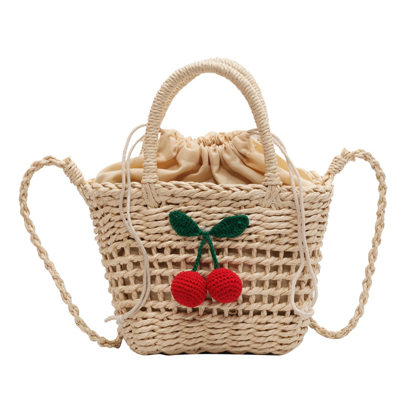 Factory direct sales of hand-woven beach bags for 2024, new trendy and fashionable crossbody bags for women on Instagram, straw-woven bags for women Item Picture