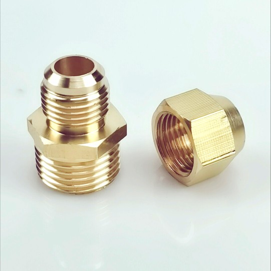 External thread flaring direct head purple copper tube 6/8/10/12/14 bell mouth air conditioning refrigeration accessories 1/2/3/4 points Item Picture
