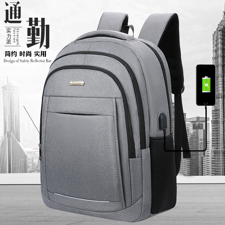 Customized business computer bags for small orders, on-demand customized large-capacity backpacks, wholesale waterproof schoolbags details Picture