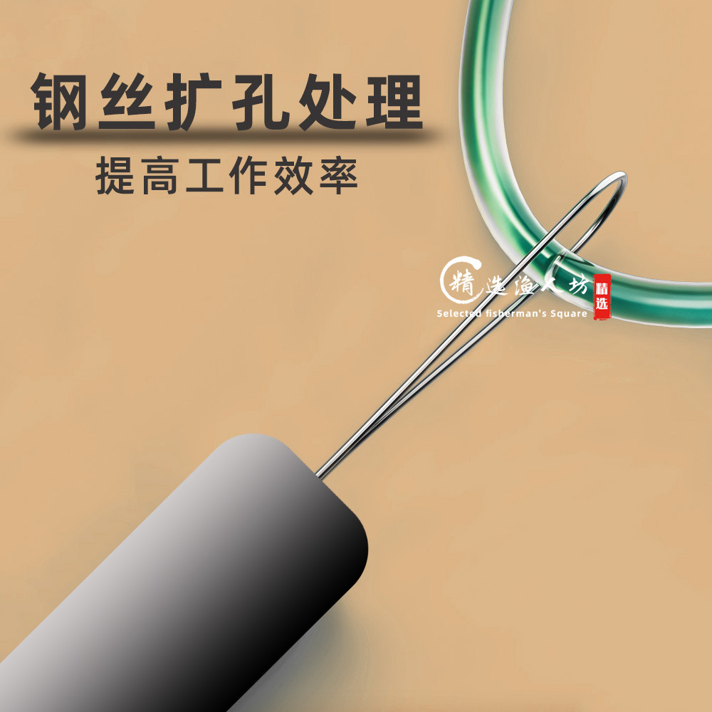 Space bean silicone black pit flying tight anti-entanglement bean small accessories bulk loose handle main line set fishing gear wholesale large quantity details Picture